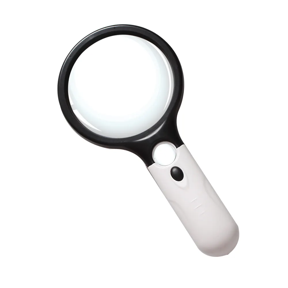 BIJIA 6902B Handheld Reading Magnifying Glass With LED Populared With Low Vision People Hot Sales