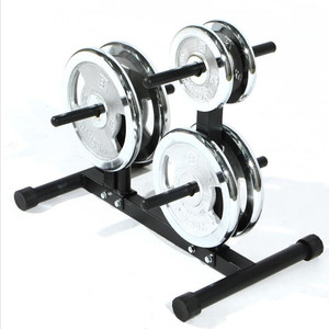 ZYFIT Barbell Dumbbell Rack Trọng Lượng Lưu Trữ Đứng Cho Phòng Tập Thể Dục Tại Nhà Băng Ghế Dự Bị - Product Image 2