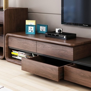 Venta al por mayor diseño clásico muebles madera de nogal extensible del Gabinete de la <span class=keywords><strong>TV</strong></span> - Product Image 2