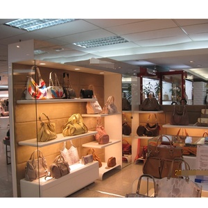 LUX ที่กำหนดเองร้านค้าปลีกที่กำหนดเองกระเป๋าถือชั้นวางผนังแสดงสำหรับร้านค้า - Product Image 6