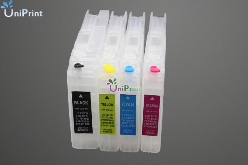 Ouguan - Cartuchos De Tinta Brother LC12 LC71 LC75 LC1220 LC1240 LC1280 Compatible Con Brother MFC-J280W MFC-J425W MFC-J430W MFC-J435W MFC-J5910DW (5 Negros