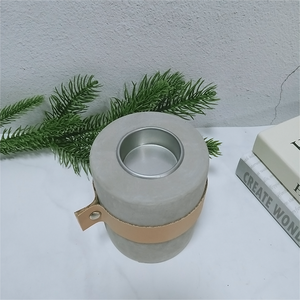 Modern <strong>Concrete</strong> <strong>Candle</strong> <strong>Holder</strong> Stand Handmade Eco-friendly with Customizable ODM Design for Home Decoration - Product Image 3