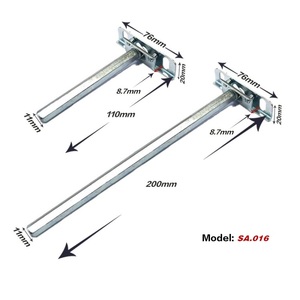 Supporto Invisibile <span class=keywords><strong>per</strong></span> Mensola <span class=keywords><strong>in</strong></span> <span class=keywords><strong>Legno</strong></span> Fluttuante, Staffa Nascosta con Perno di Supporto 4'' - Product Image 4