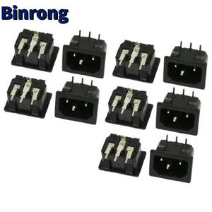 Bent Terminal IEC320 C14 Inlet Power <strong>Plug</strong> Socket - Product Image 2