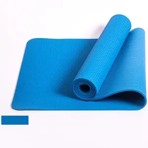 Fábrica de alta calidad TPE yog Mat 6mm Material gimnasio Yoga con y mejor precio