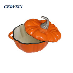 Meilleures ventes : Ustensiles <span class=keywords><strong>de</strong></span> <span class=keywords><strong>cuisine</strong></span> en fonte émaillée en forme <span class=keywords><strong>de</strong></span> citrouille - Product Image 3