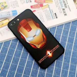 Beste Qualität Einzigartiges Design Marvel Super Heroes Handy-silikonkasten Für Iphone 7/8/X/plus