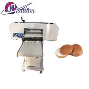 Haidier Automatic Cake <strong>Burger</strong> Bread Slicer Machine Hamburger Bun Slicer For Hamburger <strong>King</strong> - Product Image 1