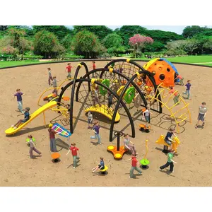Set permainan taman anak-anak set taman bermain BH05201 seluncur gabungan