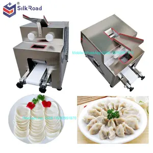 Stainless steel automatic round square wonton ravioli skin machine