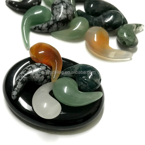 Natural <strong>Stone</strong> Magatama Bead Wholesale <strong>Chakra</strong> <strong>Stone</strong> Reiki <strong>Stone</strong> Agate jasper Aventurine Quartz - Product Image 4