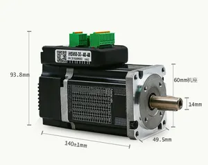 IHSV60-30-40-48 400W 48VDC 3000Rpm 1,27 Nm Motor Servo Terintegrasi dengan 1000 Jalur Encoder
