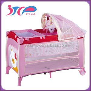 Bebé plegable corralito corralito bebé TRAVE cuna cuna con EN certificado de alto grado <span class=keywords><strong>para</strong></span> <span class=keywords><strong>bebés</strong></span> cama - Product Image 1