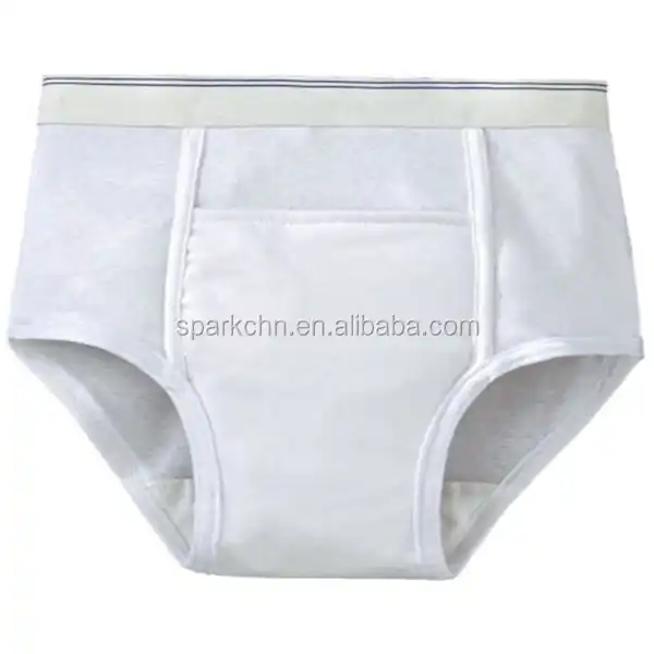 cotton men washable adult diaper incontinence