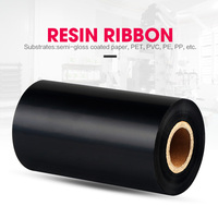 Cinta de transferencia térmica de resina de cera Cinta de transferencia térmica 110*300m cera Premium para impresión de código de barras de alta representación