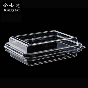 Fournir jetable en plastique plateau de Fermeture <span class=keywords><strong>bien</strong></span> PET couvercles couvercle avec Carré bols - Product Image 3