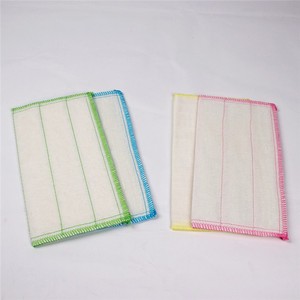 Fiber de bambou de nettoyage plat <span class=keywords><strong>bol</strong></span> pas cher microfibre éponge à laver séchage <span class=keywords><strong>pad</strong></span> petits carrés cuisine tricot plat tissu - Product Image 3