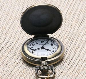<span class=keywords><strong>Montre</strong></span> de poche en verre Bronze, avec collier, Logo équipement, nouvelle collection d'équipement, - Product Image 3