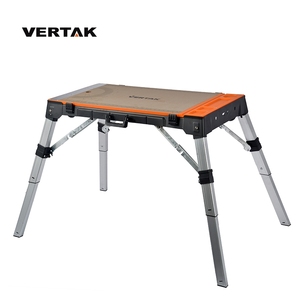 VERTAK Banc de travail <span class=keywords><strong>pliant</strong></span> multifonction 4-en-1 pour le travail du bois, plateforme d'échafaudage, chariot de transport, chariot à main, pour <span class=keywords><strong>garage</strong></span> - Product Image 2