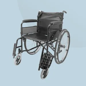 Heavy duty bariatric self propelled wheelchair with attendant brakes