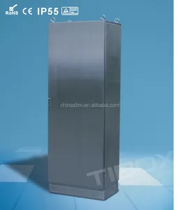 TIBOX stainless steel electrical floor standing cabinet IP55/chassis enclosure