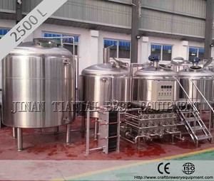 2500 L de acero inoxidable cerveza artesanal de maceración de equipos para la venta - Product Image 2