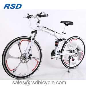 Bicicleta de Montaña plegable de 26 pulgadas con freno de disco, bici de montaña plegable de 21 velocidades - Product Image 4