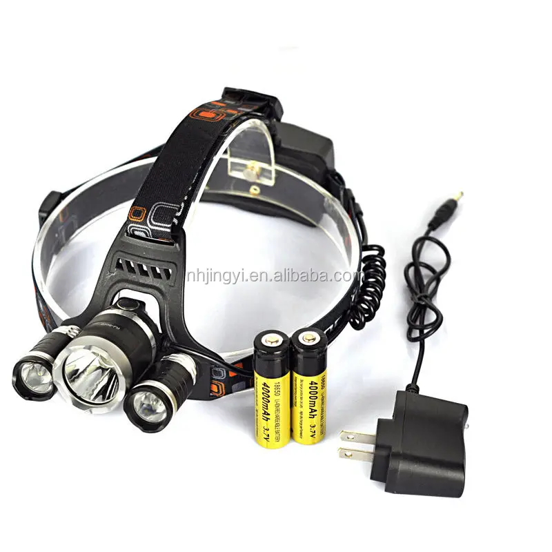 Hot sale aluminum XML rechargeable zoom 30W LED headlamp 3000lm camping hiking hunting resistant T6 headlight