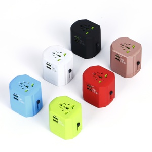 Adaptateur de voyage Hugotravel, nouveauté, vente en gros, avec batterie externe, ensemble d'accessoires mobiles pour la <span class=keywords><strong>promotion</strong></span>, souvenirs, cadeaux - Product Image 5