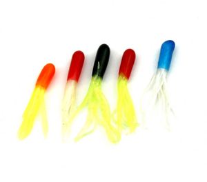 Appât de pêche pour la basse, vers creux en tube, appât maggot, vente chaude, 4,5 cm, 1,77 pouce, jupes de tube souples, appât de pêche pour la crappie - Product Image 2