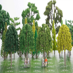 <span class=keywords><strong>2</strong></span>-16CM 미니 플라스틱 모델 트리 건축 모델 기차 레이아웃 - Product Image 5