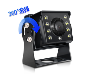 8 LED IR ראיית לילה עמיד למים הפוך מבט אחורי צד קדמי אוטובוס/משאית/מלגזה מצלמה - Product Image 3