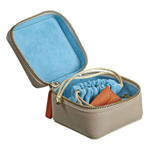 Hot Selling Small <strong>Leather</strong> <strong>Case</strong> <strong>Travel</strong> <strong>Jewelry</strong> Organizer <strong>Case</strong> for Women - Product Image 3