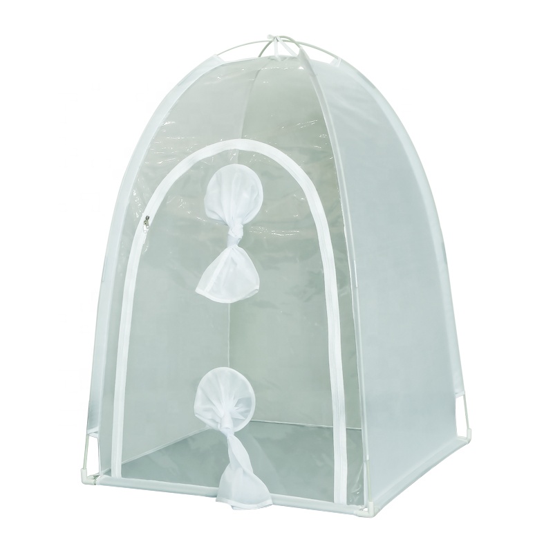 Portable Transparent Insect Rearing Cage, Black Soldier Fly Breeding Net House Aviary