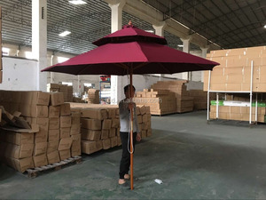 Parasol de lujo para exteriores, sombrilla de playa para patio, tienda de café, proveedor de sombrilla para exteriores