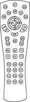 R4 PC Control Remoto R4 teclado infrarrojo con función de ratón con PS2 o receptor de interfaz USB 38Khz