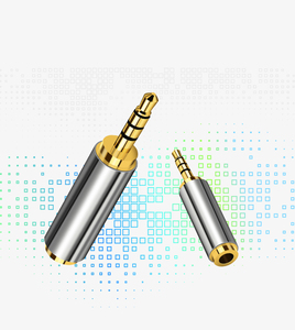 Dongguan Mạ Vàng 3.5Mm Nam Đến <span class=keywords><strong>2.5Mm</strong></span> Tai Nghe Nữ Bộ Chuyển Đổi Âm Thanh Jack Bộ Chuyển Đổi Âm Thanh Nổi - Product Image 3