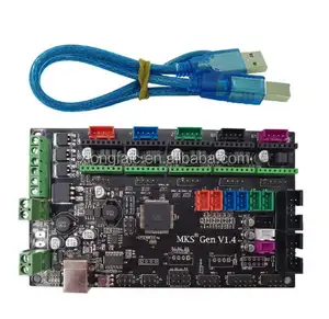 MKS Gen V1.4 제어 보드 메가 2560 R3 마더 보드 RepRap Ramps1.4 USB 및 5PCS TMC2208 3D 프린터와 호환