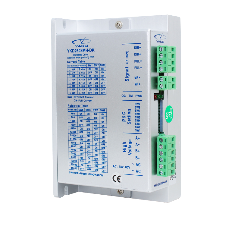 YAKO YKD2608MH-DK Драйвер шагового двигателя для более крутых двигателей с использованием