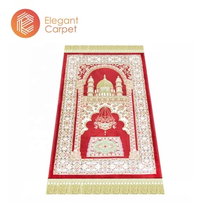 مسلم تصميم عالية الجودة سميكة الذكية سجادة صلاة - Product Image 6