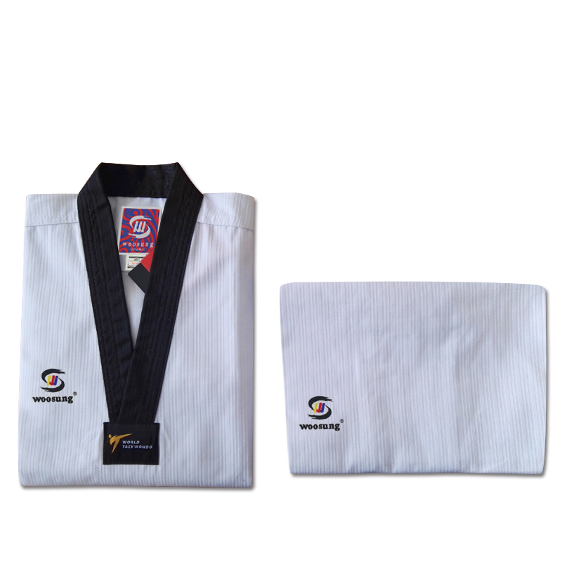 Образец, бесплатная доставка, оптовая продажа, униформа для боевых искусств woosung TKD, новая униформа для тхэквондо, Китай, тхэквондо, dobok