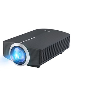 Mini projecteur vidéo portable pour la maison, écran 1080P, 1200 lumens, lampe LED LCD pour cinéma maison, bureau, projecteur de films, prise américaine - Product Image 1