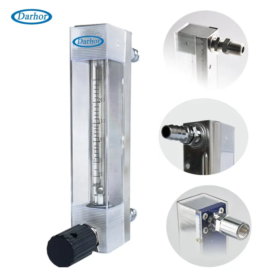 Smok DK800 — rotomètre de gaz avec tube en verre de laboratoire, haute précision 2.5%, petit débit, rotatomètre d'air