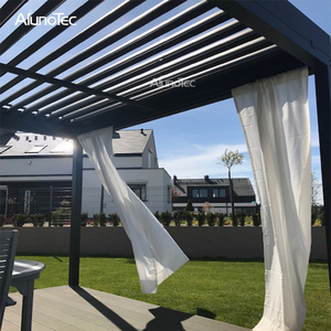 Alunotec moderno jardín Gazebo eléctrico de aluminio de apertura y cierre Patio pérgola <span class=keywords><strong>techo</strong></span> - Product Image 5