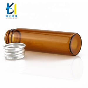 Vendita calda ambra marrone vetro piccola bottiglia tappo in alluminio bottiglia di vetro Shandong - Product Image 2