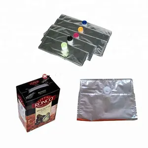 Aseptic Bag In Box Custom Laminated Aluminum Bib Bag In Box 3l 5l Aseptic Bag In Box Fruit Juice BIB Aseptic Bags
