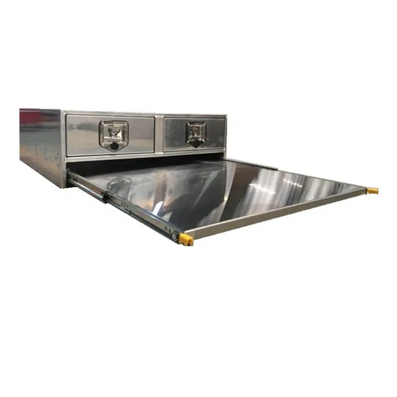 Aluminium Luifel Cargo Lade Pullout Bench Lade