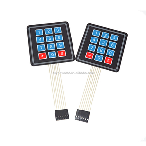 Okystar OEM/ODM màng chuyển đổi bàn phím ma trận mảng Bàn phím 3*4 ma trận bàn phím - Product Image 1