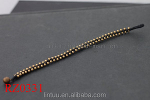 Fshion femmes de unique bracelet cire cordon noeud bracelet Bande or En Laiton <span class=keywords><strong>beel</strong></span> Bracelet - Product Image 2