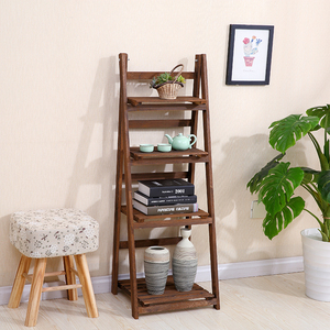 Étagère à fleurs en <span class=keywords><strong>bois</strong></span> de couleur naturelle, étagère en <span class=keywords><strong>bois</strong></span> - Product Image 2